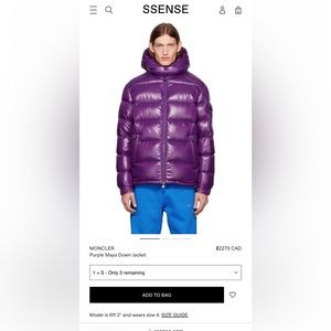 Nearly brand new Moncler Maya down jacket. Just bought 2024.